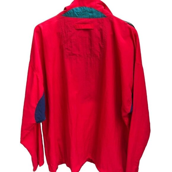 Gear for Sports Wind Spirit Sailing Windbreaker Jacket Size L Half Zip Red Flaw - Picture 2 of 11